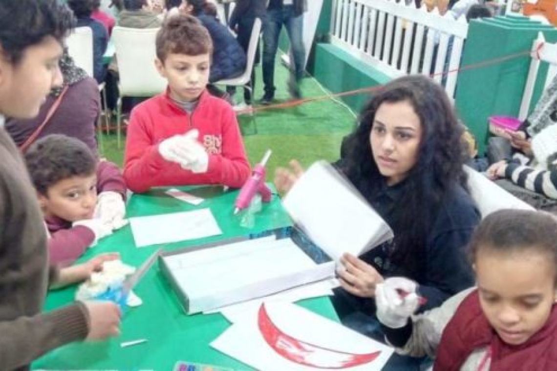 "القومي للإعاقة" يعقد ورشة تدريبية للأطفال لتنمية مواهبم الإبداعية بمعرض القاهرة الدولي للكتاب (2)